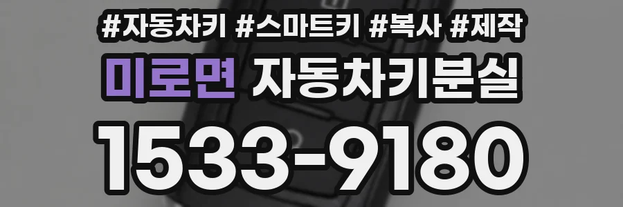 미로면 자동차키분실