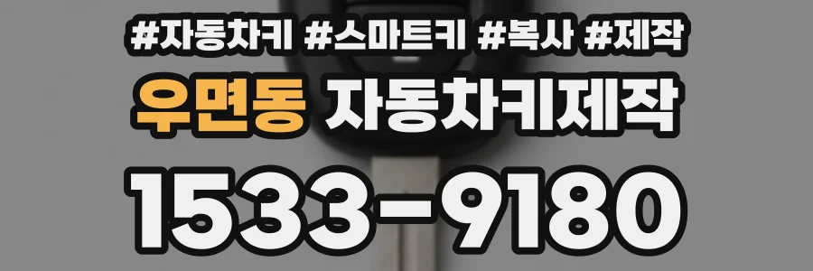 우면동 자동차키제작
