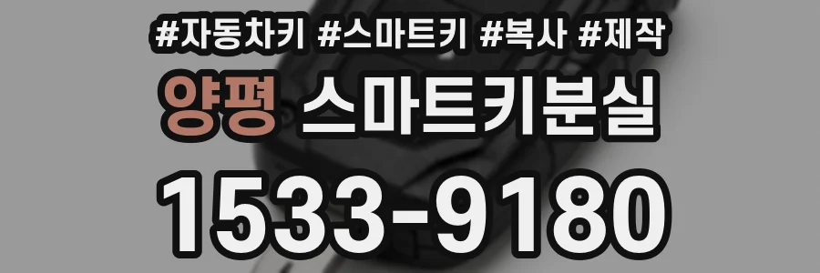 양평 스마트키분실