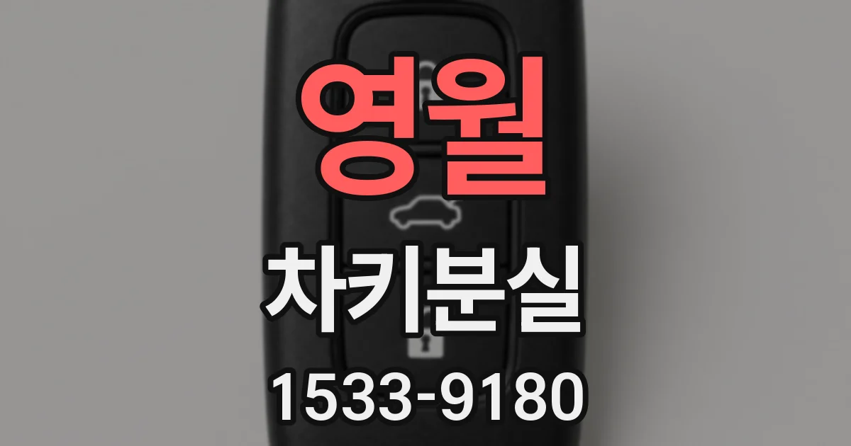 영월 차키분실