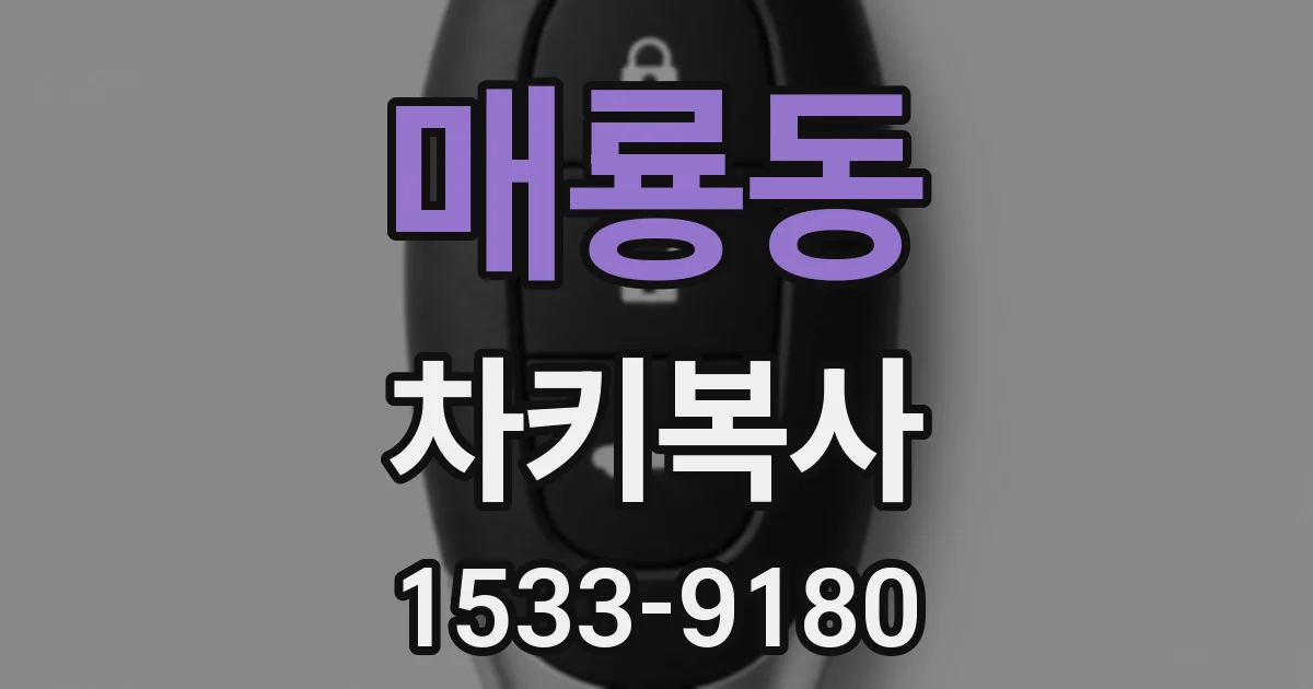 매룡동 차키복사