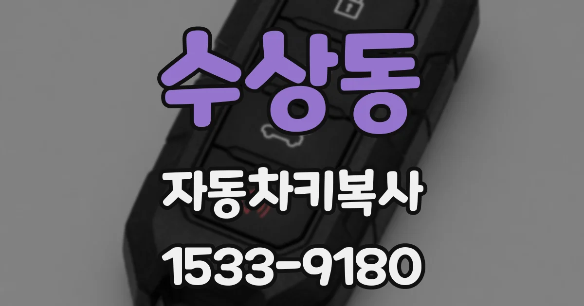 수상동 자동차키복사