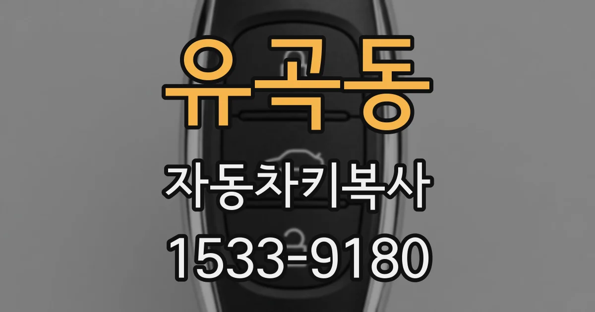 유곡동 자동차키복사