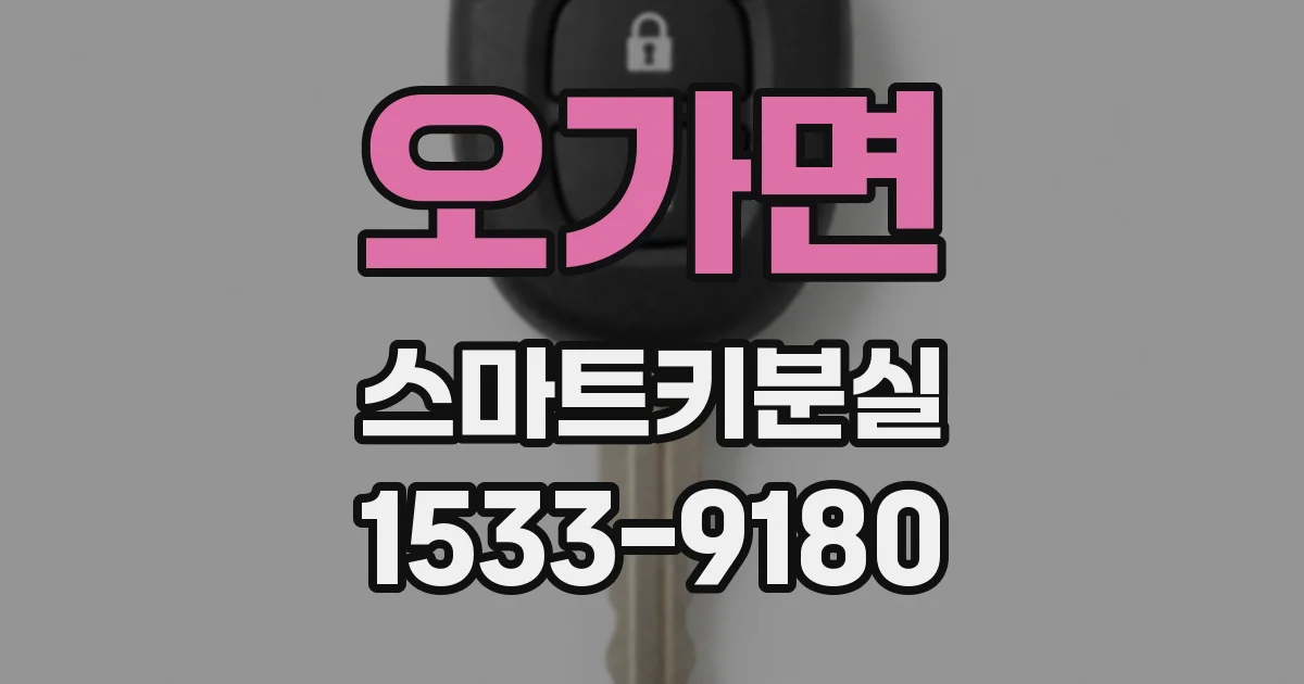 오가면 스마트키분실