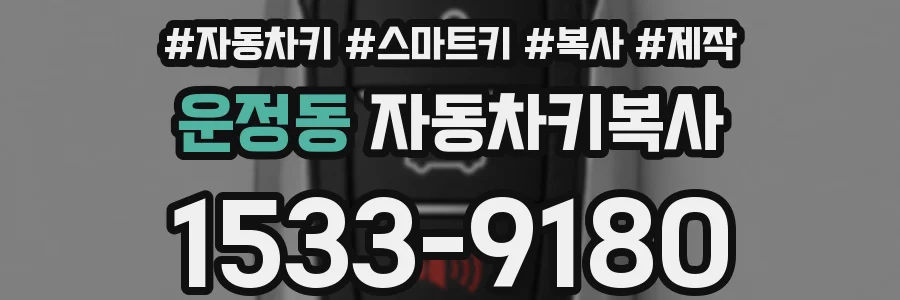 운정동 자동차키복사