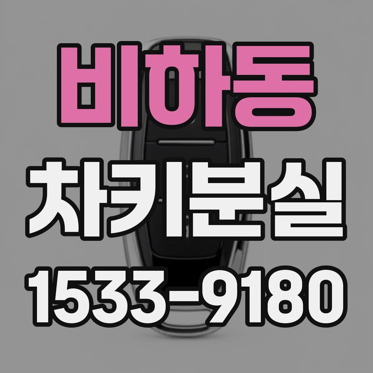 비하동 차키분실