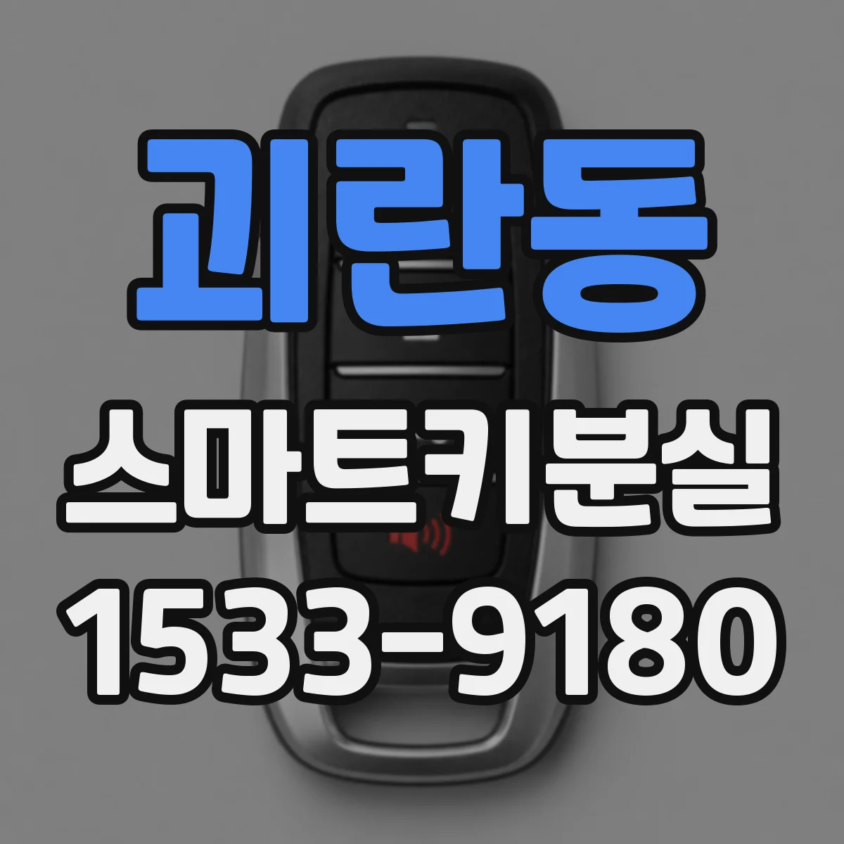 괴란동 스마트키분실