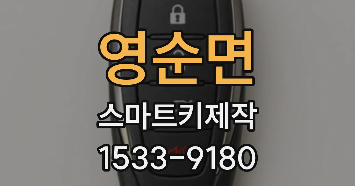 영순면 스마트키제작