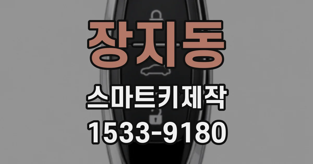 장지동 스마트키제작