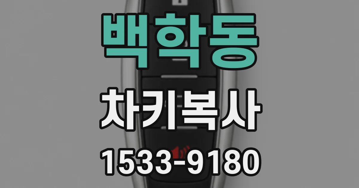 백학동 차키복사