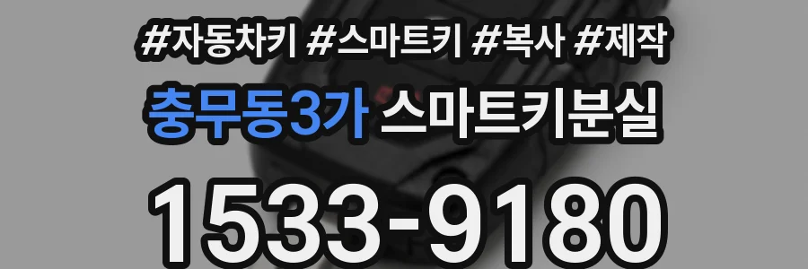 충무동3가 스마트키분실