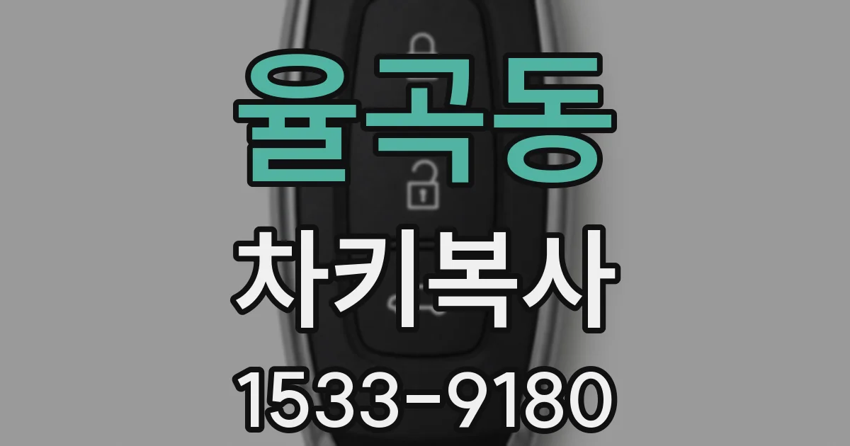 율곡동 차키복사