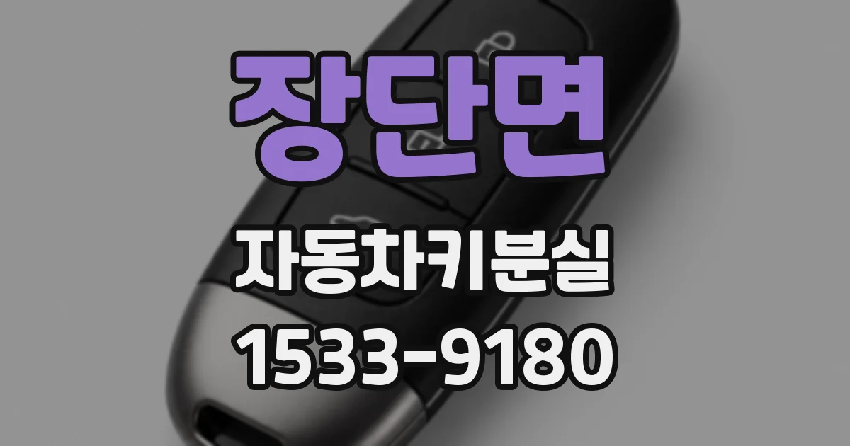 장단면 자동차키분실