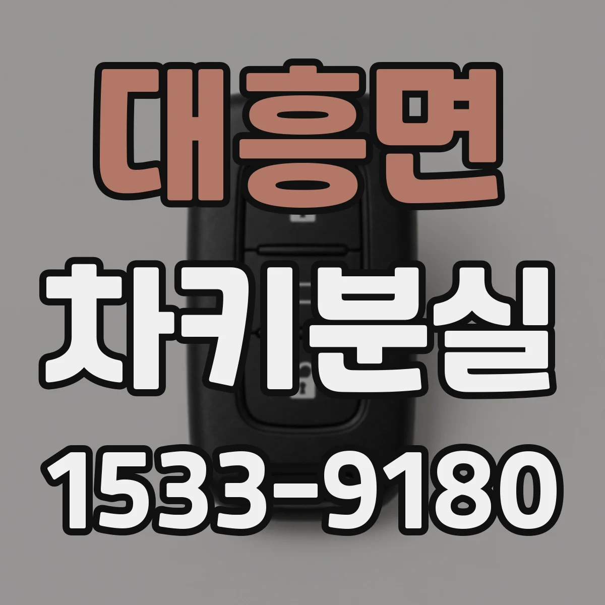 대흥면 차키분실