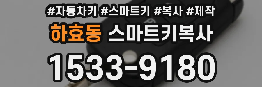하효동 스마트키복사