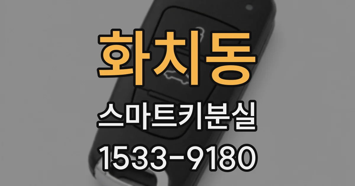 화치동 스마트키분실