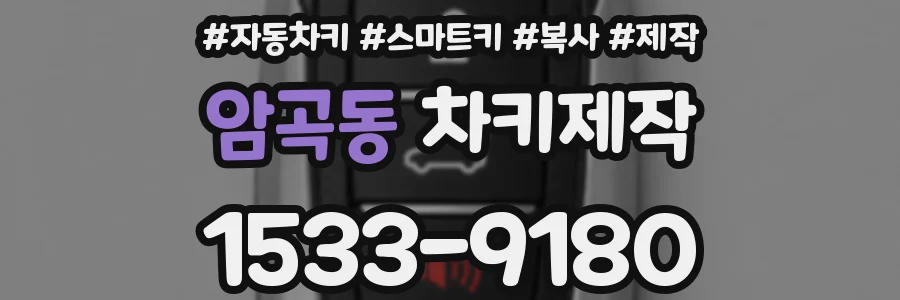 암곡동 차키제작
