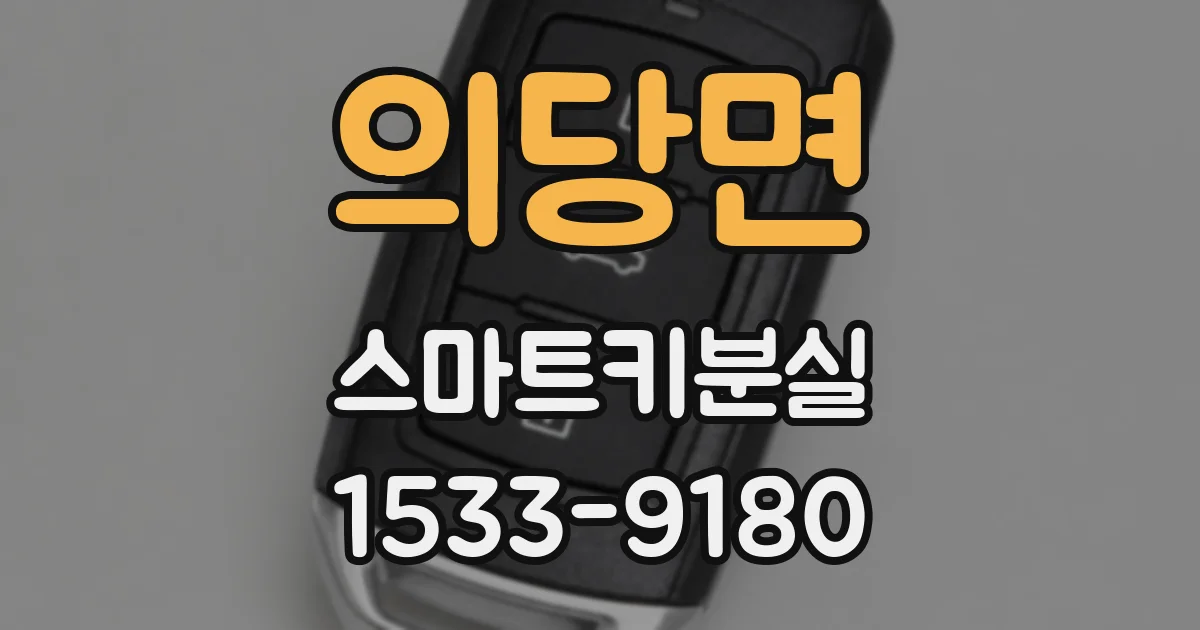의당면 스마트키분실