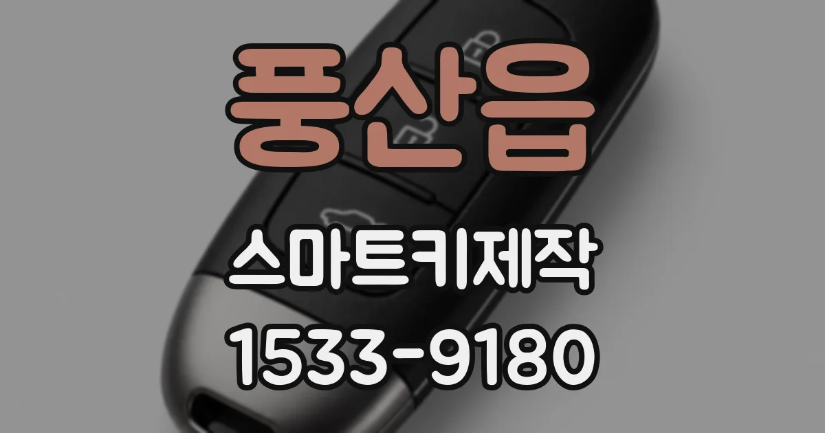 풍산읍 스마트키제작