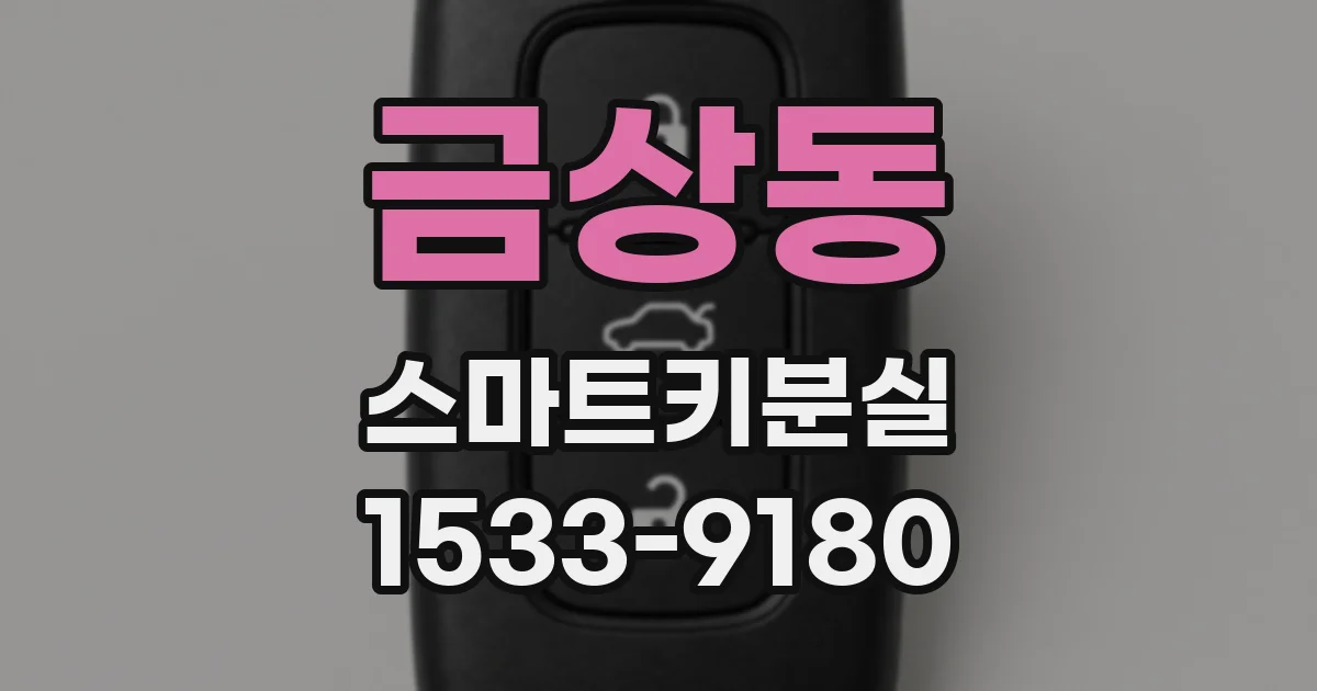 금상동 스마트키분실