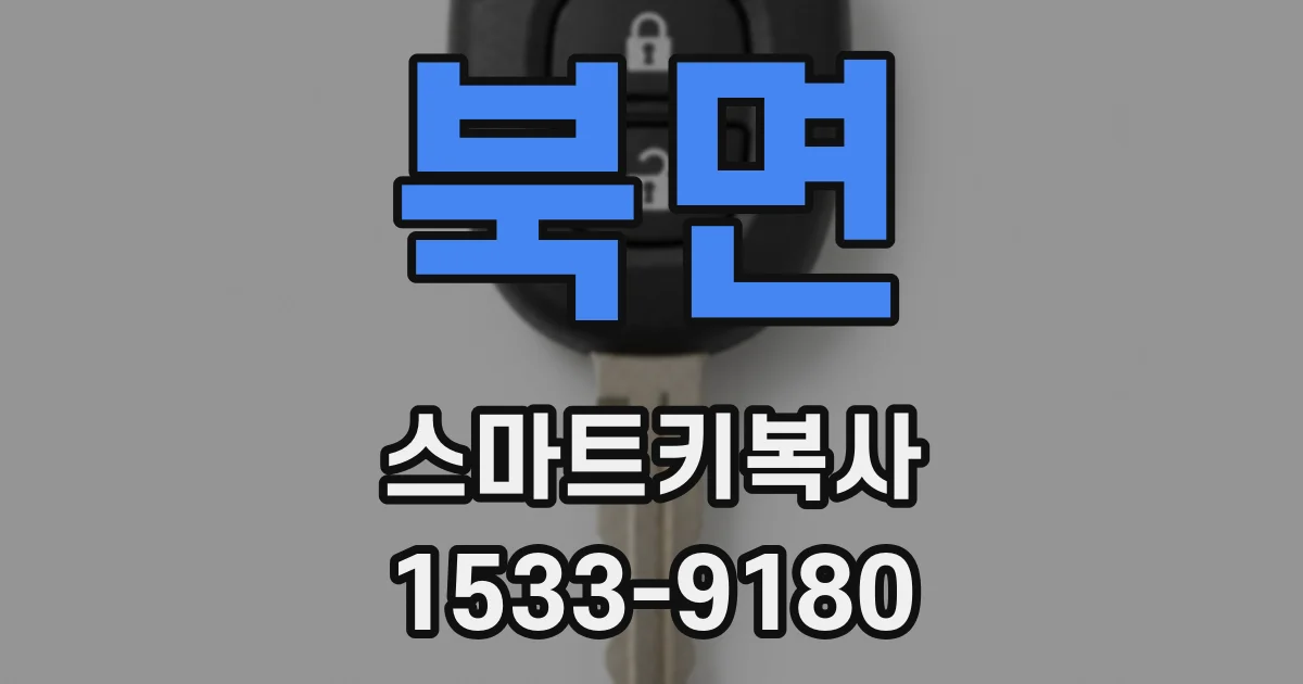 북면 스마트키복사
