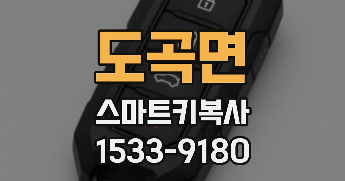 도곡면 스마트키복사