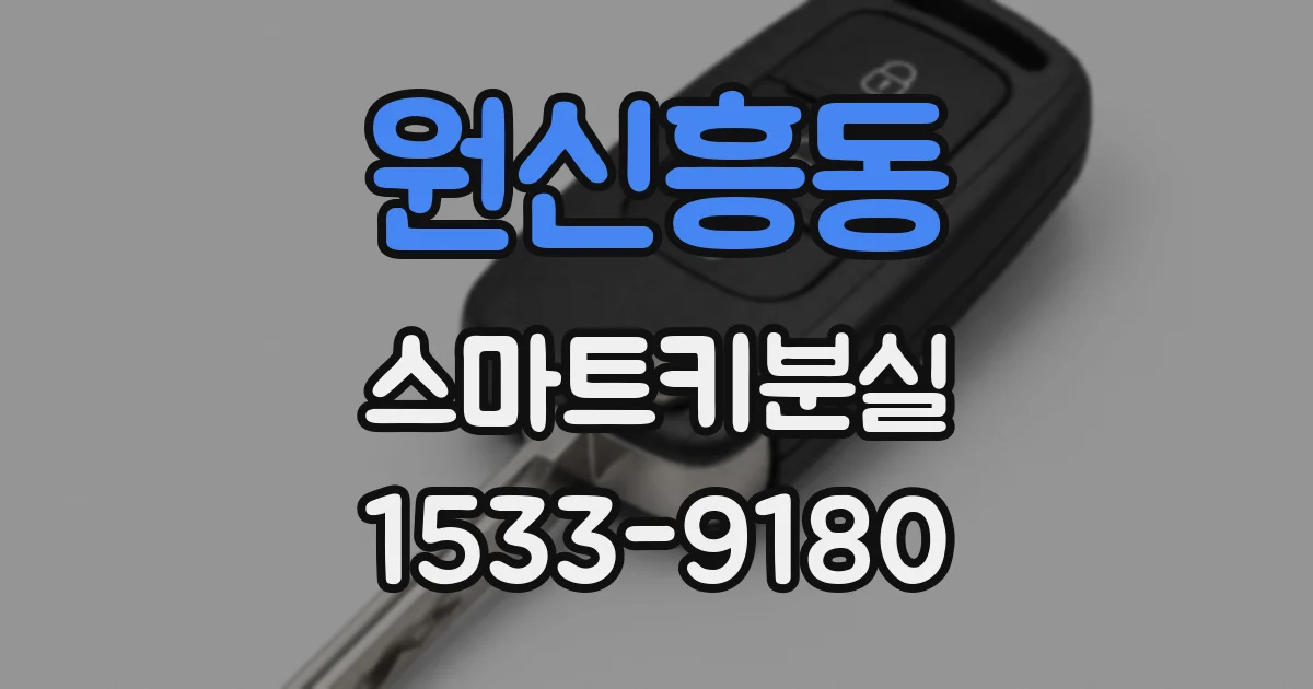 원신흥동 스마트키분실