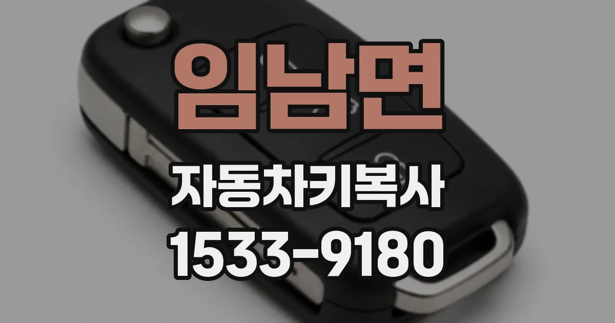 임남면 자동차키복사