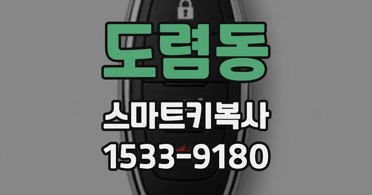 도렴동 스마트키복사