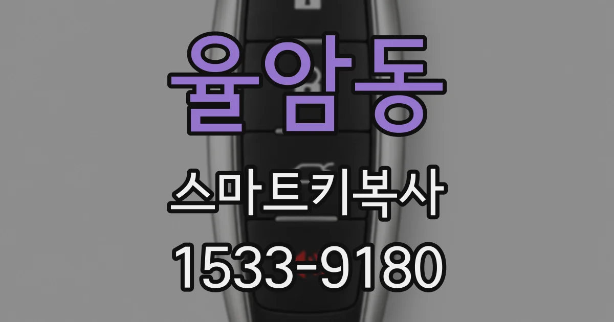 율암동 스마트키복사