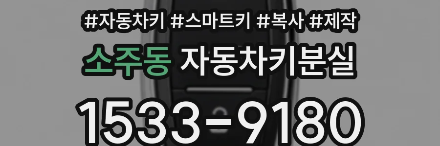 소주동 자동차키분실