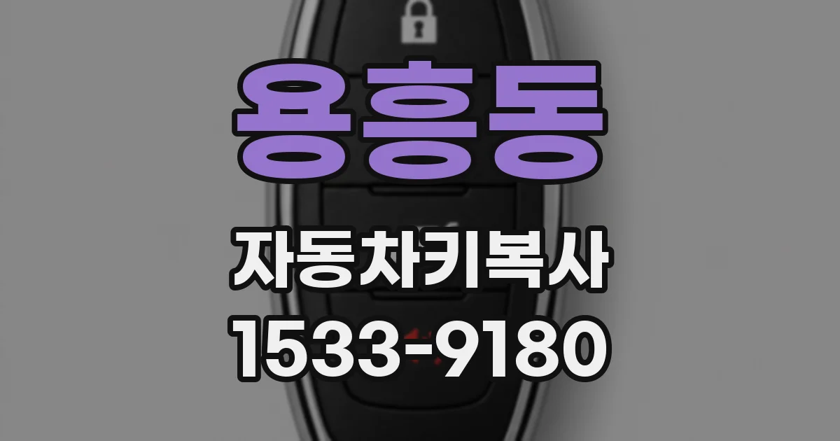 용흥동 자동차키복사