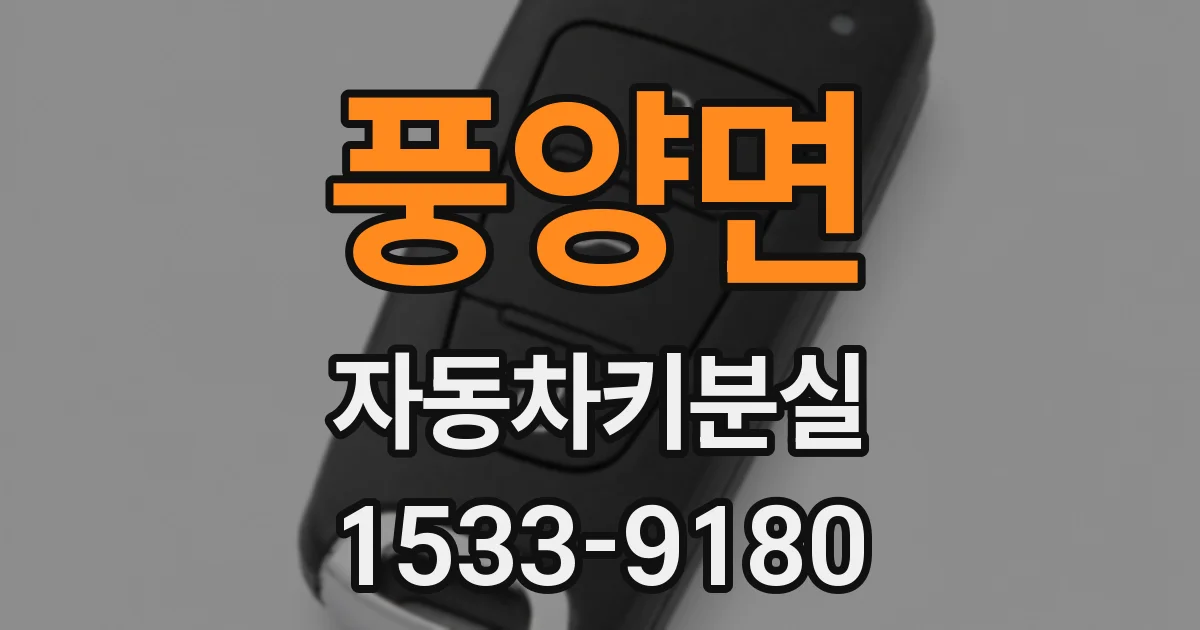 풍양면 자동차키분실