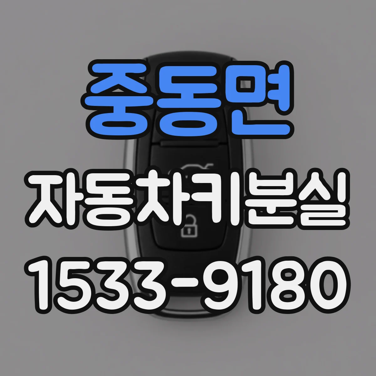 중동면 자동차키분실