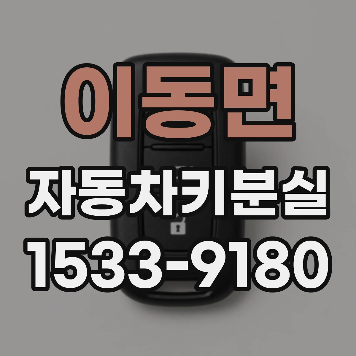 이동면 자동차키분실