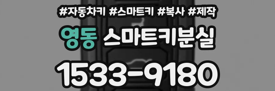 영동 스마트키분실