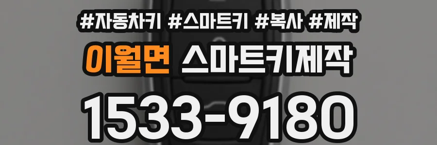 이월면 스마트키제작