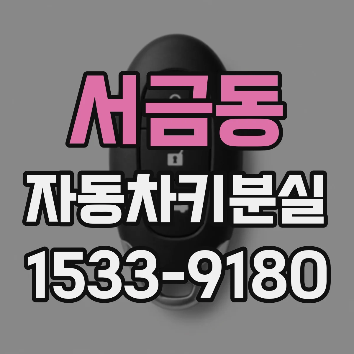 서금동 자동차키분실