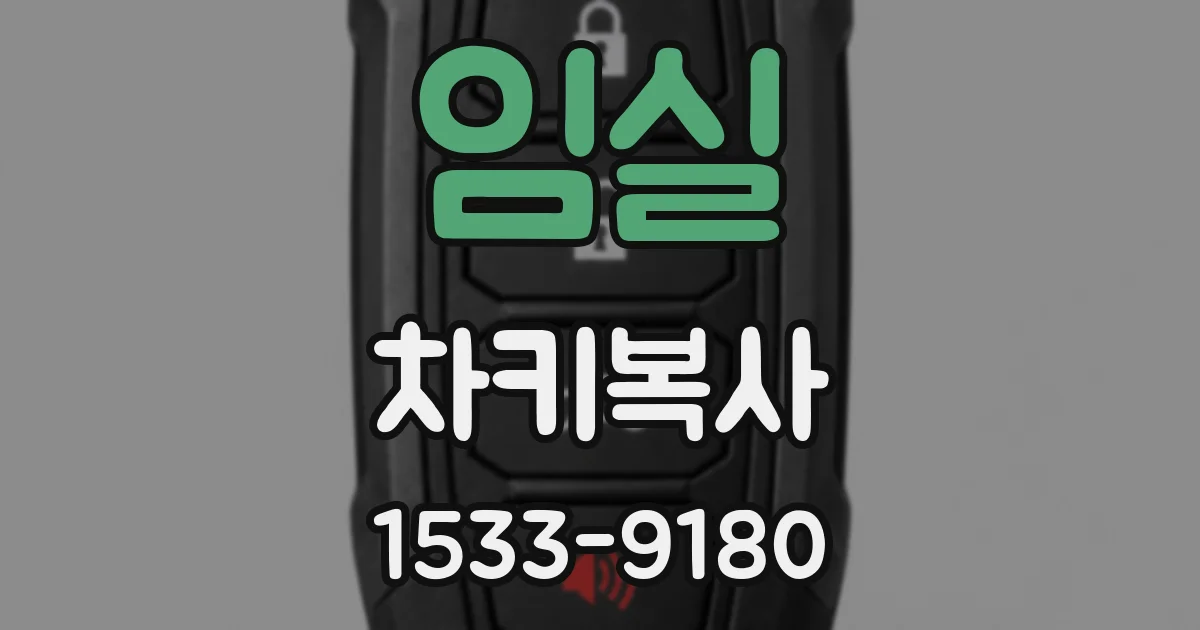 임실 차키복사