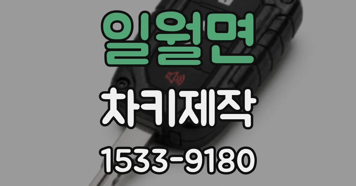 일월면 차키제작