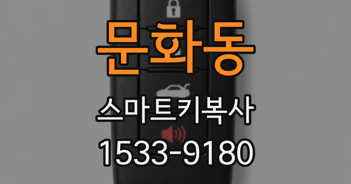 문화동 스마트키복사