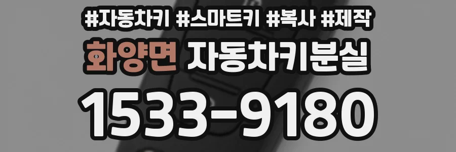 화양면 자동차키분실