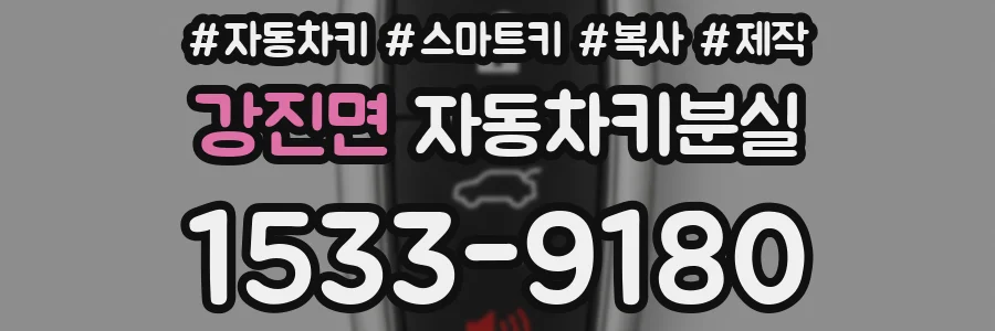 강진면 자동차키분실