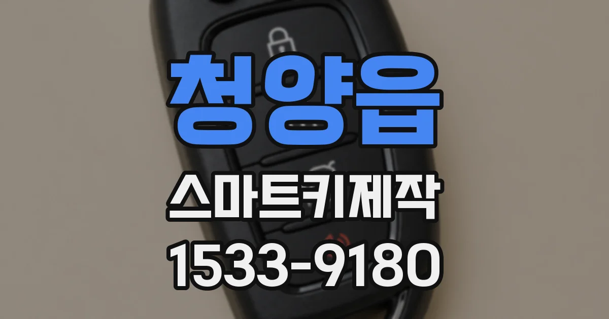 청양읍 스마트키제작