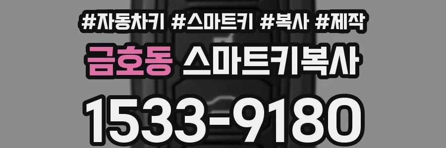 금호동 스마트키복사
