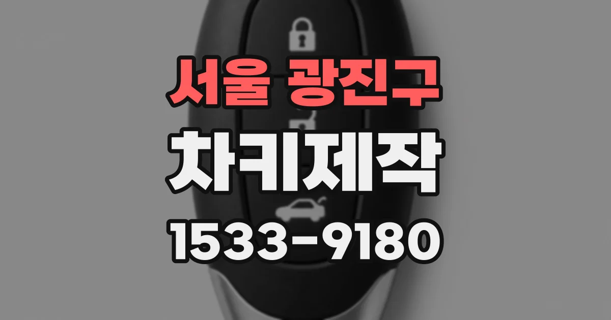 서울 광진구 차키제작
