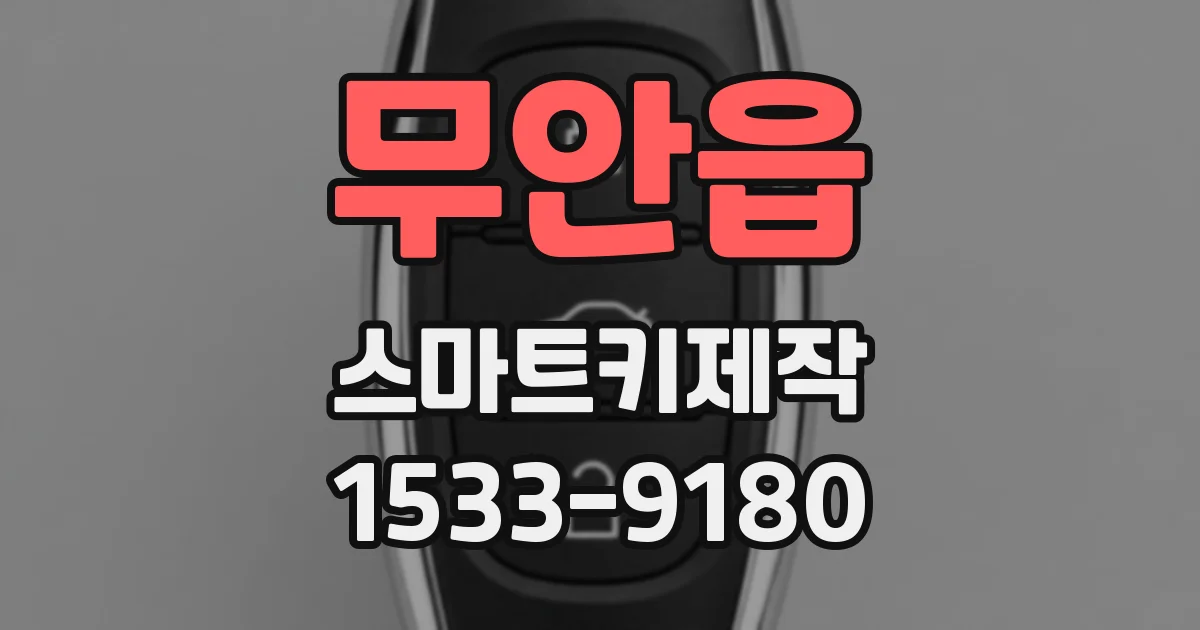 무안읍 스마트키제작