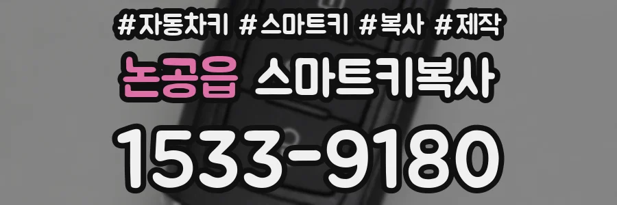 논공읍 스마트키복사