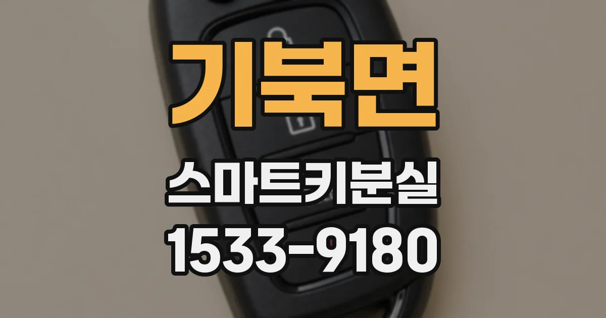 기북면 스마트키분실