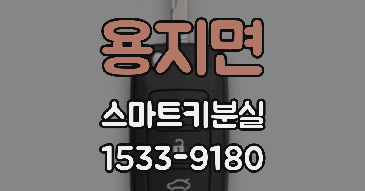 용지면 스마트키분실